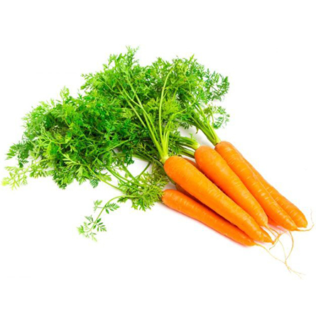 Морковь с ботвой 400г