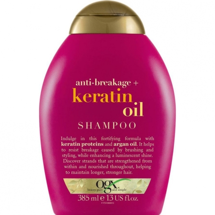 Шампунь для волос OGX Anti-breakage+ Keratin Oil против ломкости волос 385мл 