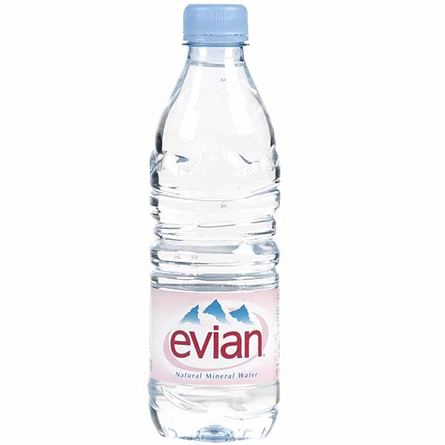 Вода минеральная природная питьевая столовая Evian 0.5л