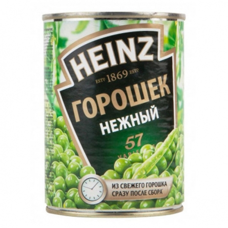 Горошек зеленый HEINZ 390г