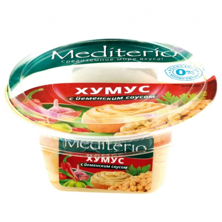 Хумус с йеменским соусом Mediterio 180г