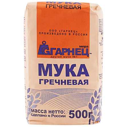 Мука гречневая Гарнец 500г