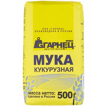 Мука кукурузная Гарнец 500г