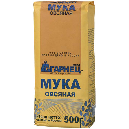 Мука овсяная Гарнец 500г