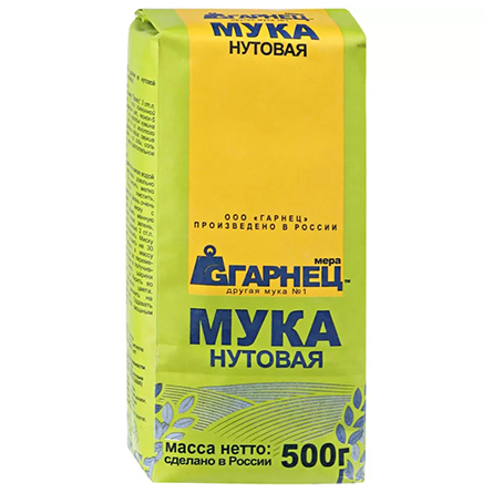 Мука нутовая Гарнец 500г