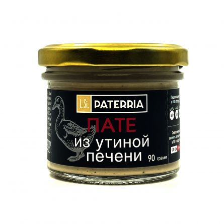 Пате из утиной печени Paterria 90г