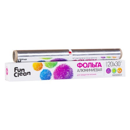 Фольга алюминиевая Fun Clean 20м*30см