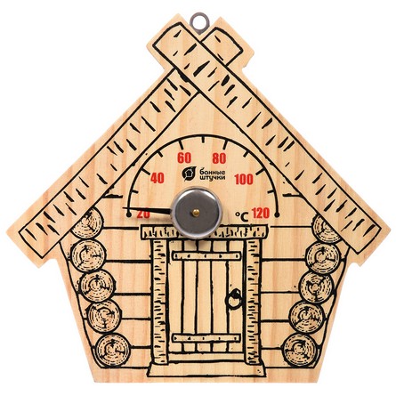 Термометр  Парилочка  17х16х2,5 см для бани и сауны  Банные штучки  / 10