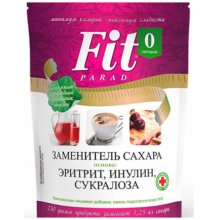 Заменитель сахара Fit Parad №6 дойпай 250г