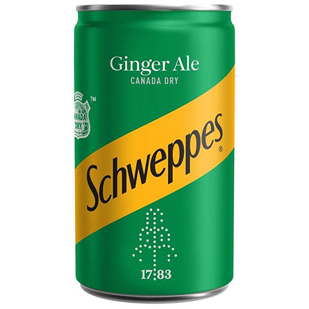 Напиток газированный Schweppes Ginger Ale 0,15л