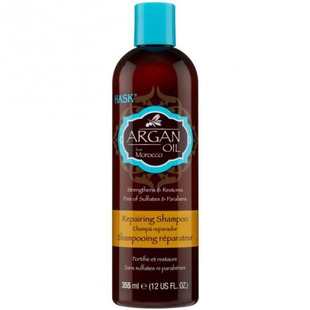 Шампунь для волос HASK Argan Oil Восстанавливающий, с аргановым маслом 355 мл
