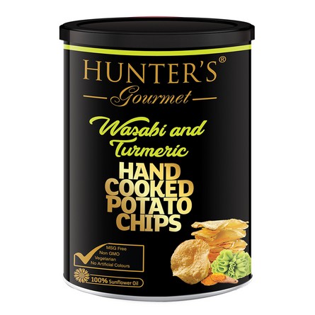 Картофельные чипсы Hunter's Gourmet с васаби и куркумой, 150 гр