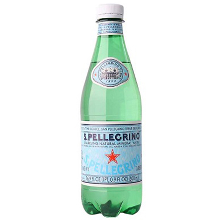 Вода минеральная  газированная San Pellegrino 500мл