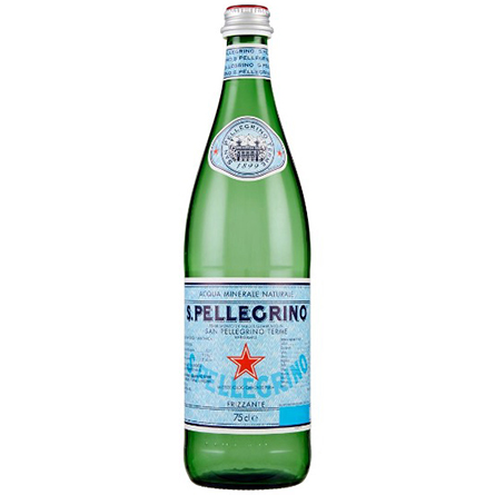 Вода минеральная газированная San Pellegrino 750мл стекло