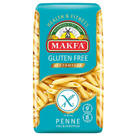 Макароны без глютена Makfa Penne 300г